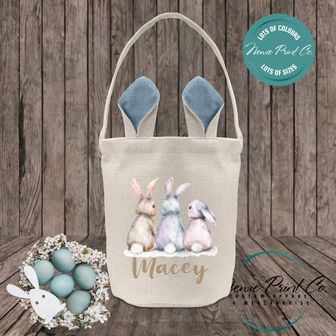 Three Bunnies - Easter Bunny Ear Tote