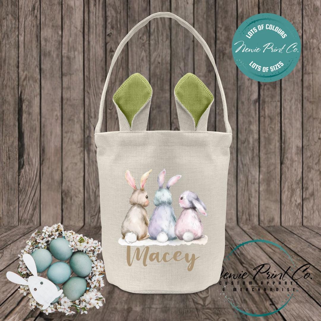 Three Bunnies - Easter Bunny Ear Tote