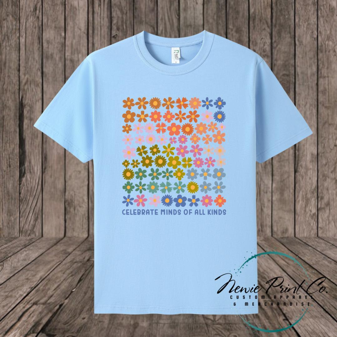Celebrate Minds Of All Kinds - Autism Awareness T-shirt