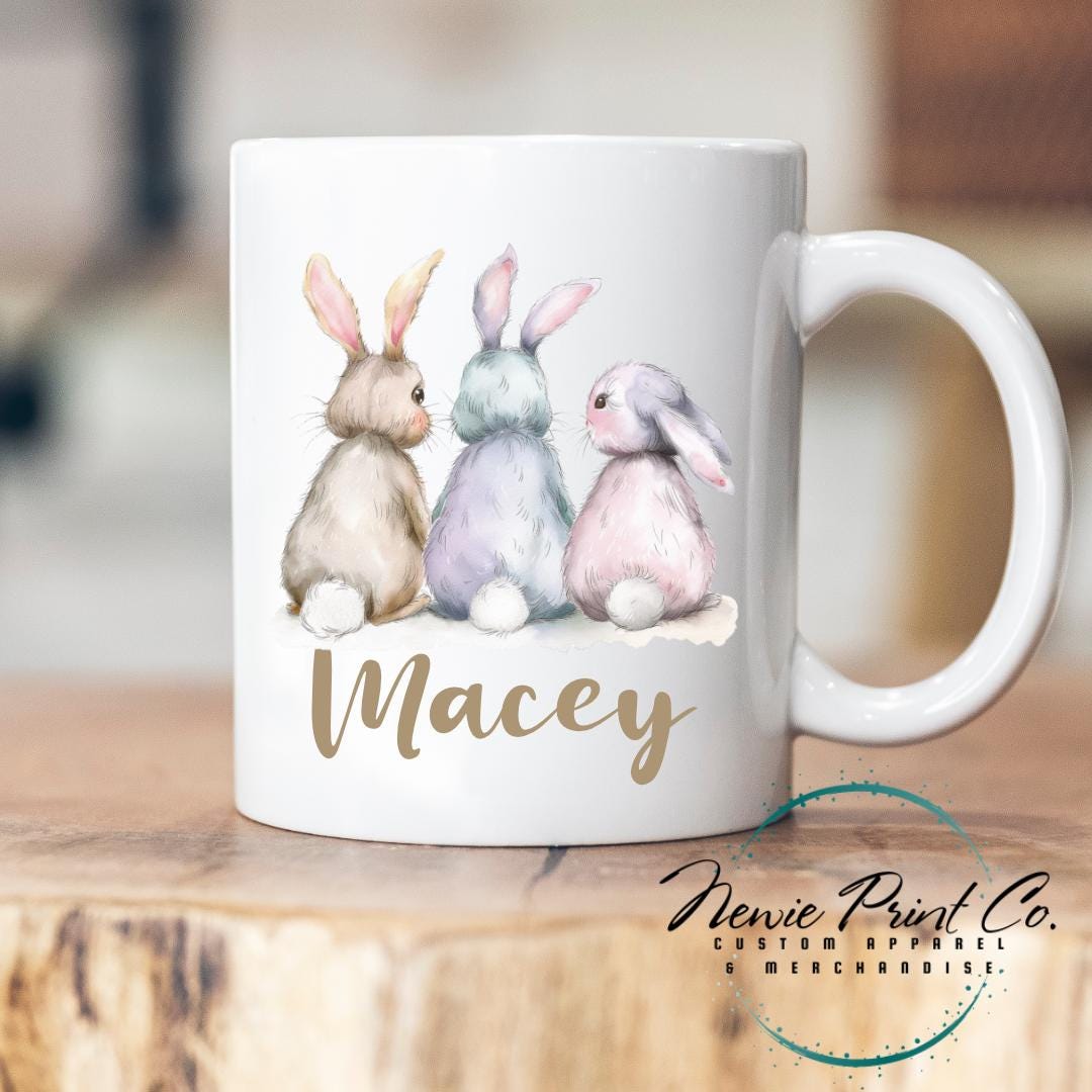 Three Bunnies Easter Mug