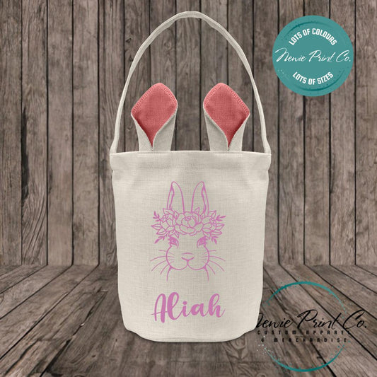 Flower Crown - Easter Bunny Ear Tote