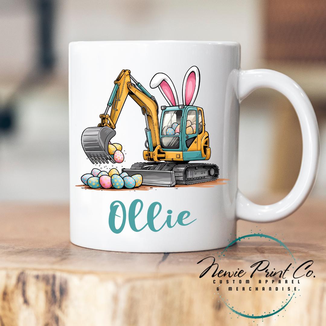 Eggscavator Egg Easter Mug