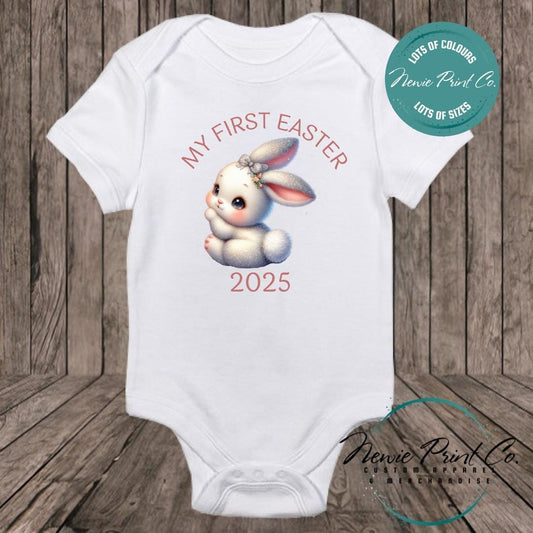 My First Easter Pink Bunny - Onesie