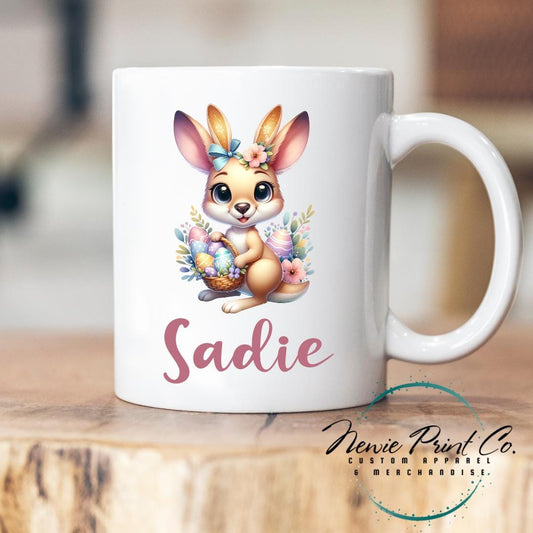Kangaroo Easter Mug