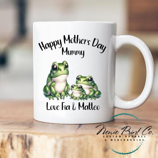 Green Tree Frog Australian Custom Mug