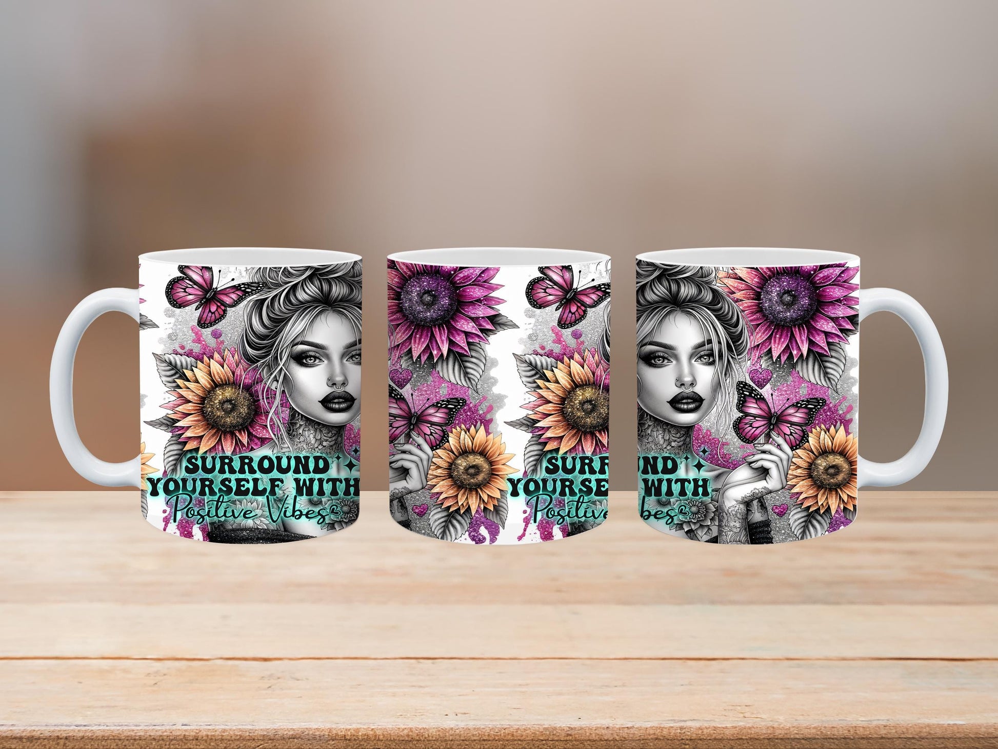 Surround Yourself With Positive Vibes Mug