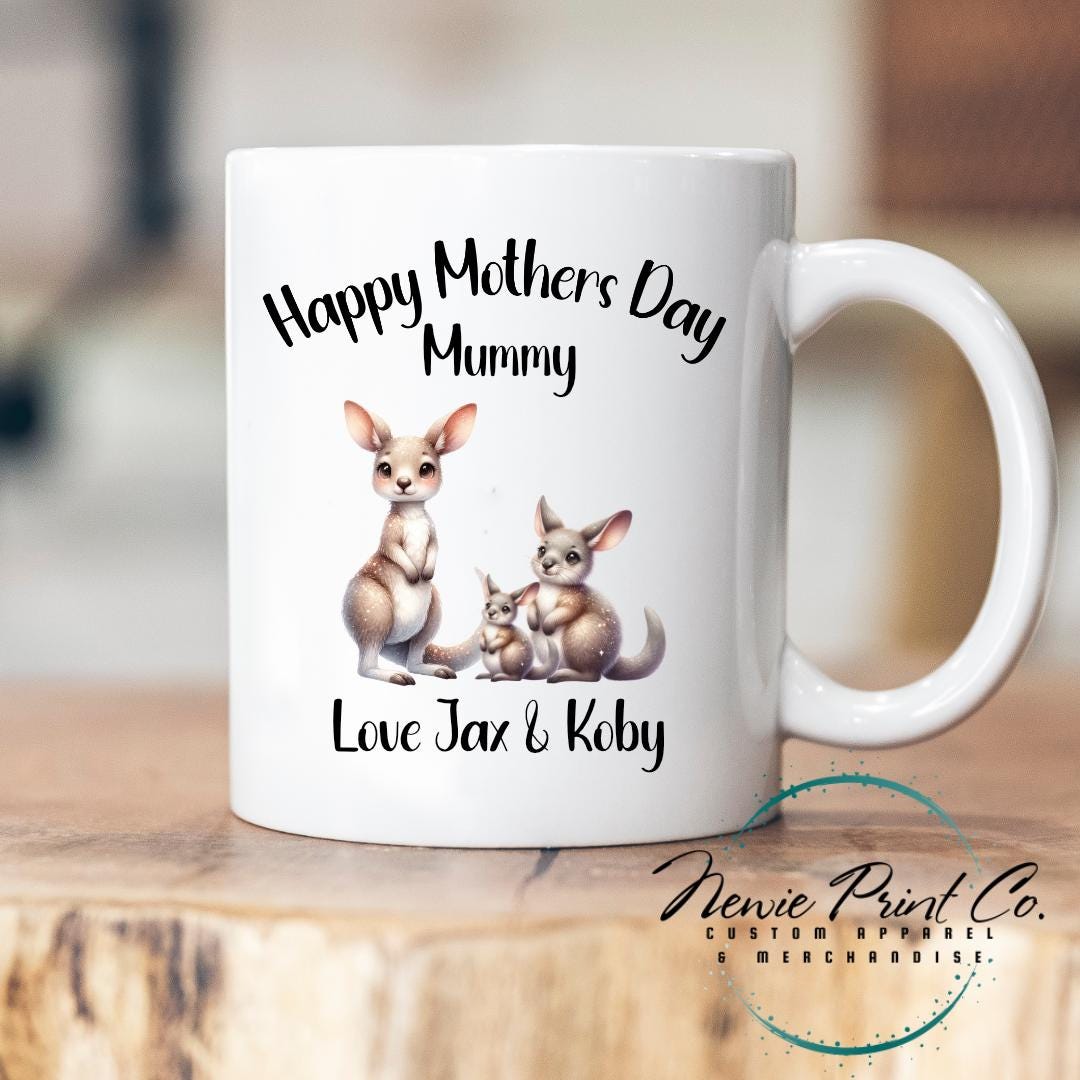 Kangaroo Australian Custom Mug