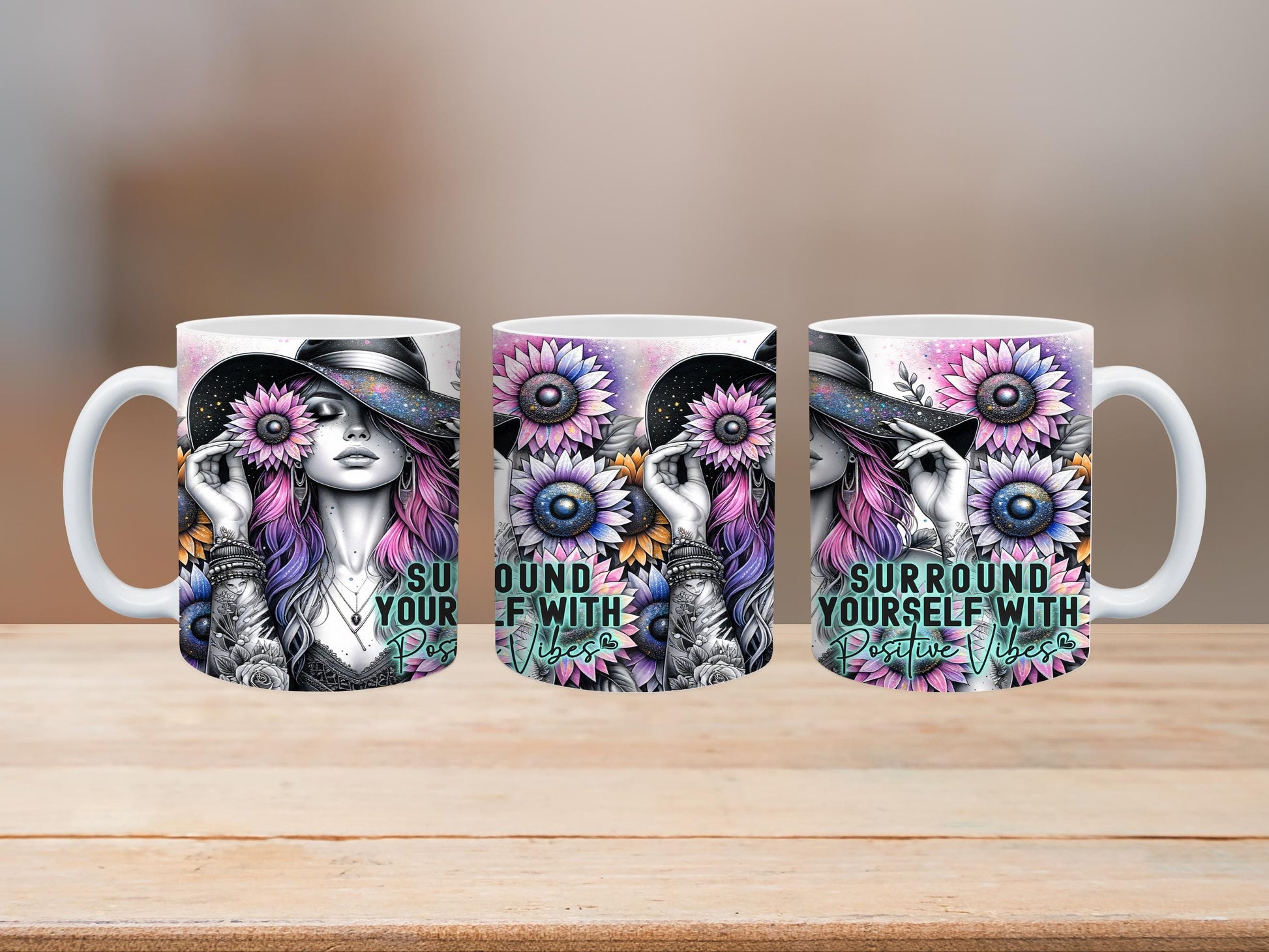 Surround Yourself With Positive Vibes Mug