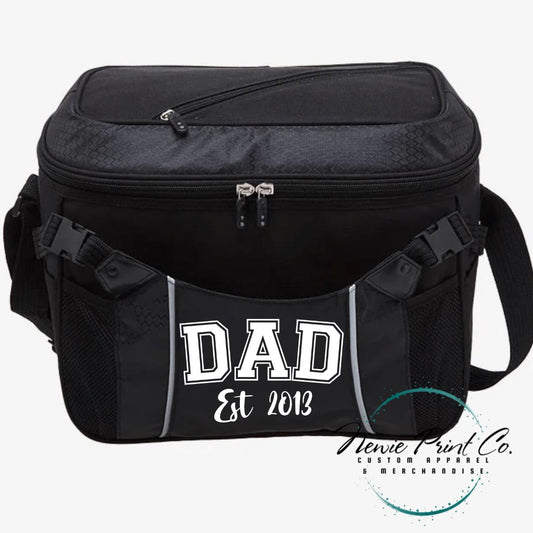 Dad Est Insulated Cooler Bag