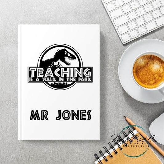 Custom Printed Teacher Notebook - Walk in the Park