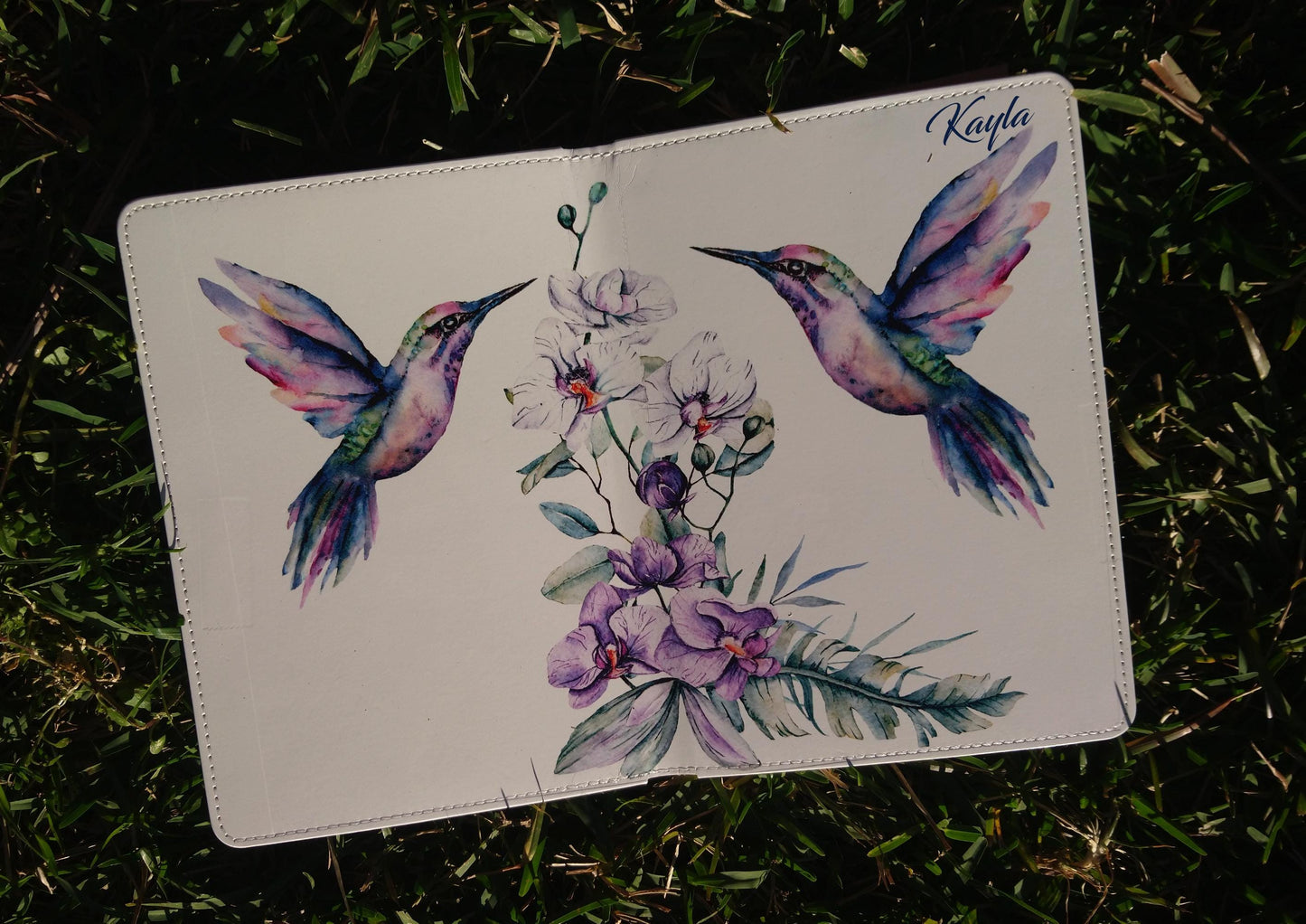 Floral Monogram - Custom Printed Teacher Notebook