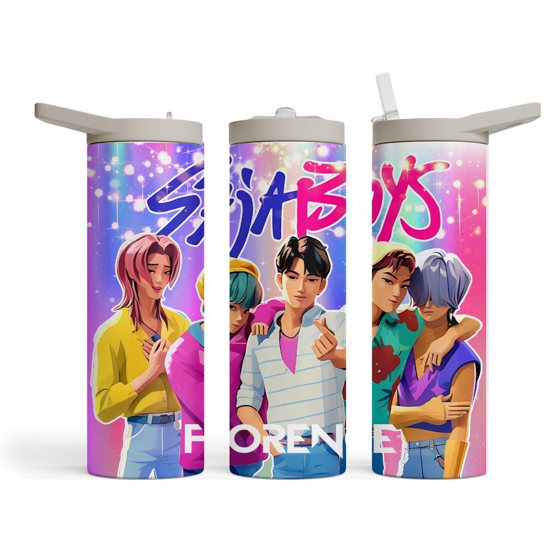 Pop Boys - Insulated Personalised Drink Bottles - Printed
