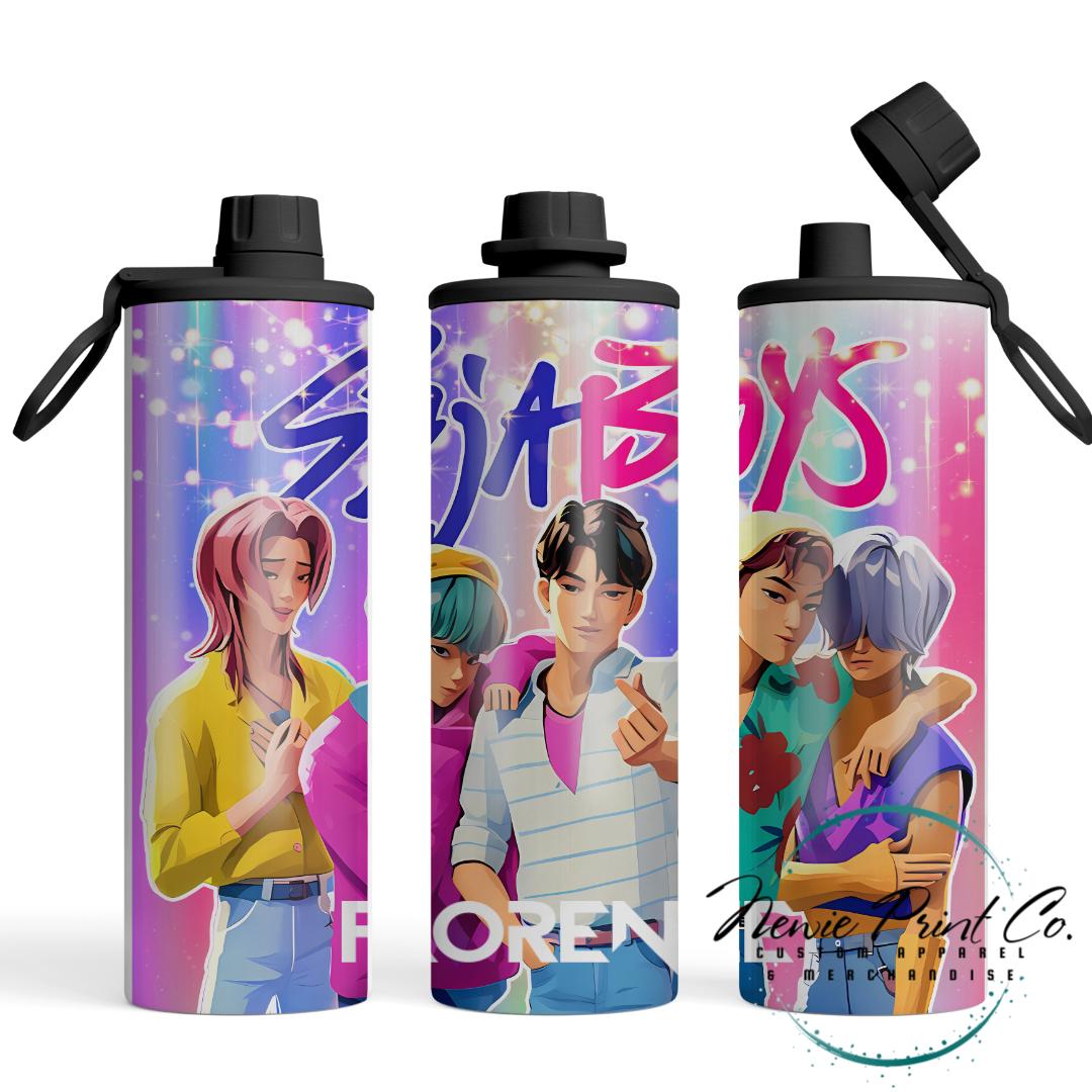 Pop Boys - Insulated Personalised Drink Bottles - Printed