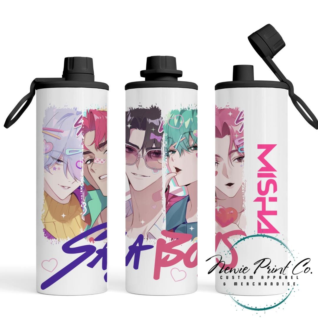 Pop Boys 2 - Insulated Personalised Drink Bottles - Printed