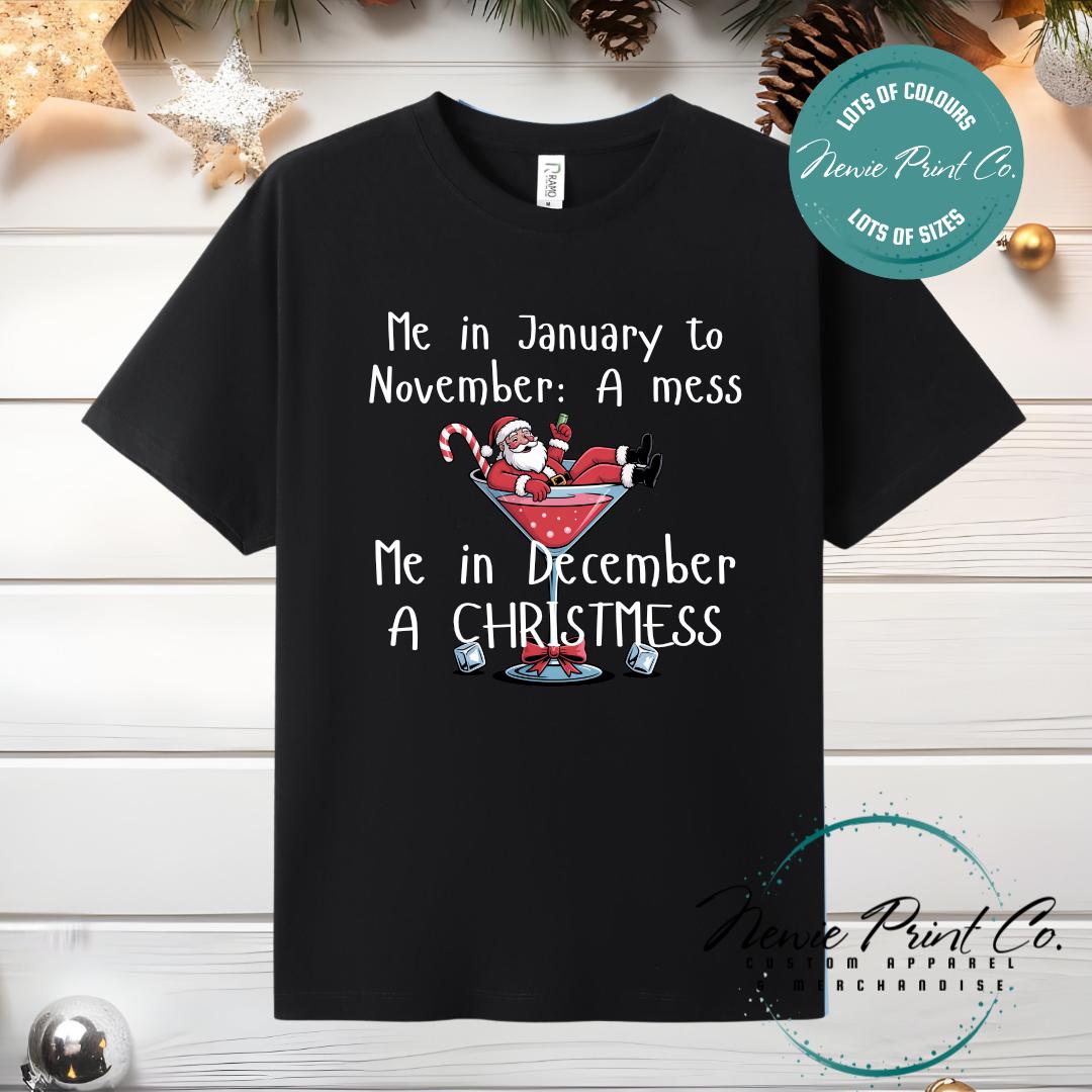 ChristMESS Santa - Christmas T-shirt
