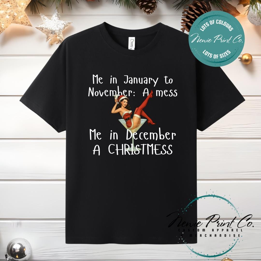 ChristMESS Pinup - Christmas T-shirt