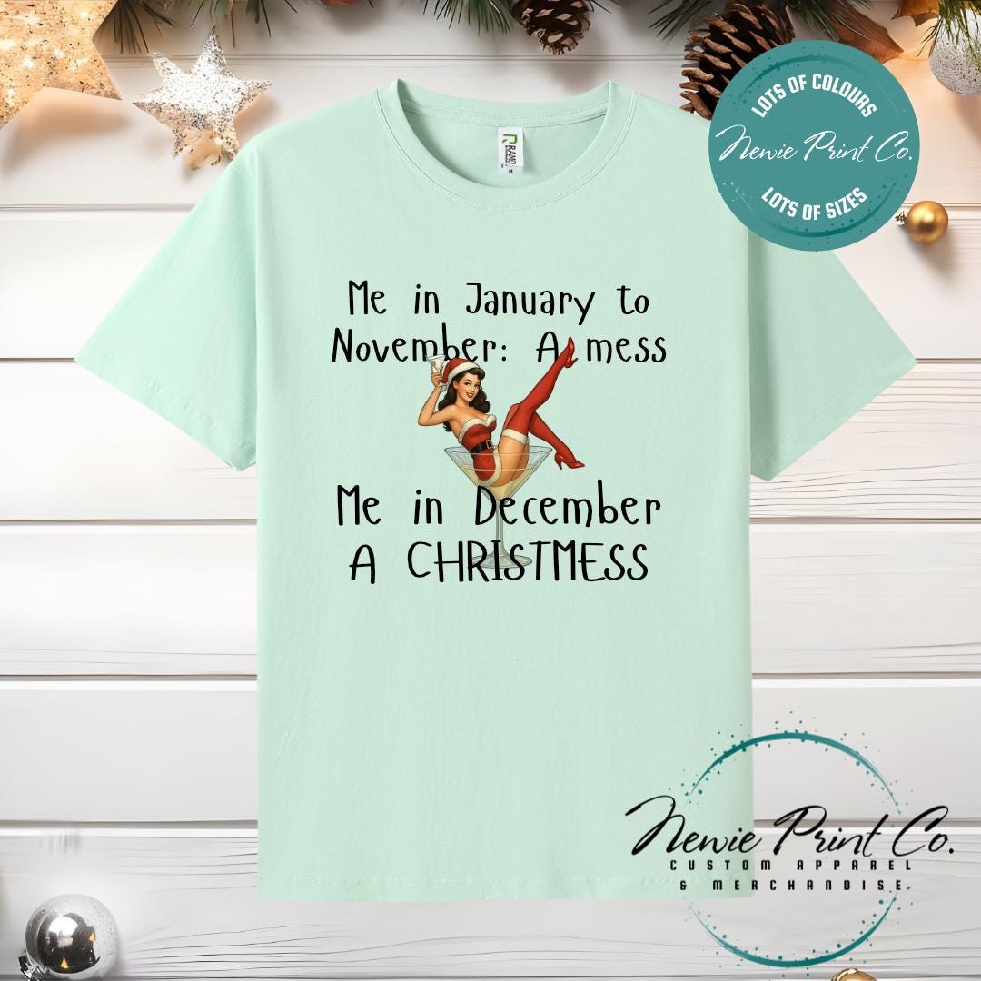 ChristMESS Pinup - Christmas T-shirt