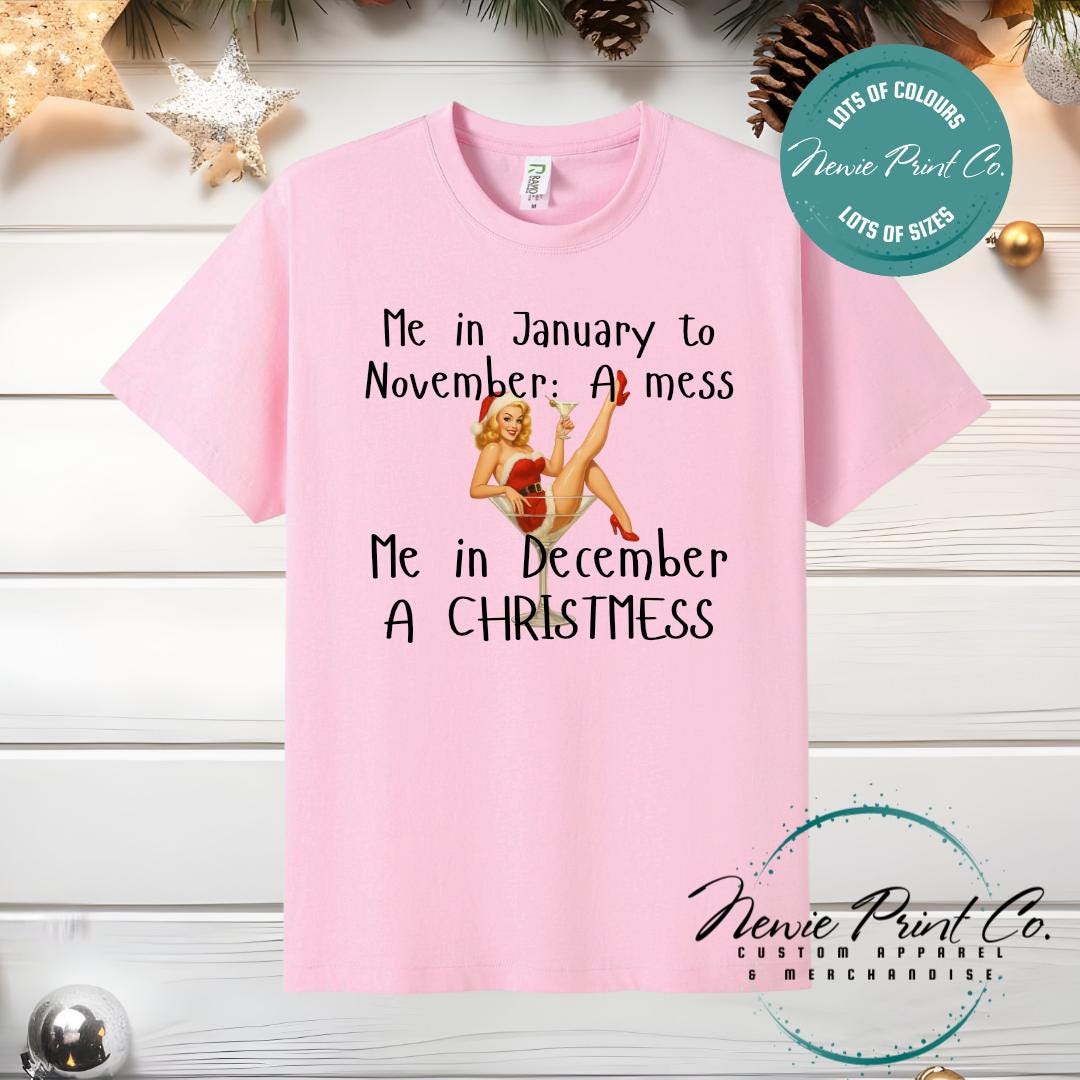 ChristMESS Pinup - Christmas T-shirt