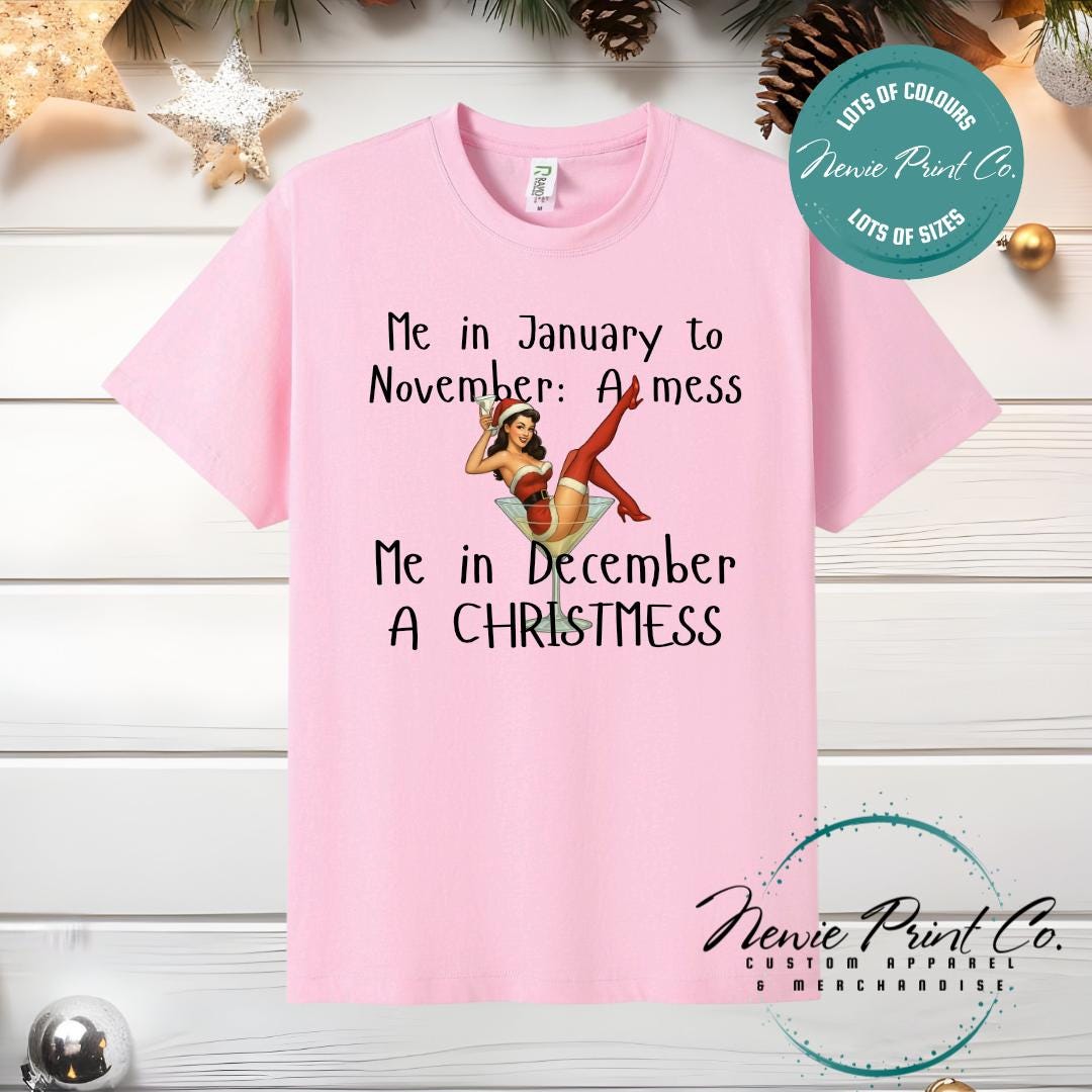 ChristMESS Pinup - Christmas T-shirt