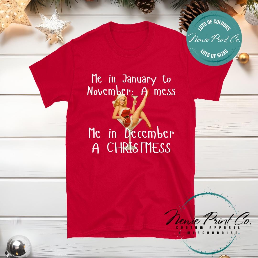 ChristMESS Pinup - Christmas T-shirt