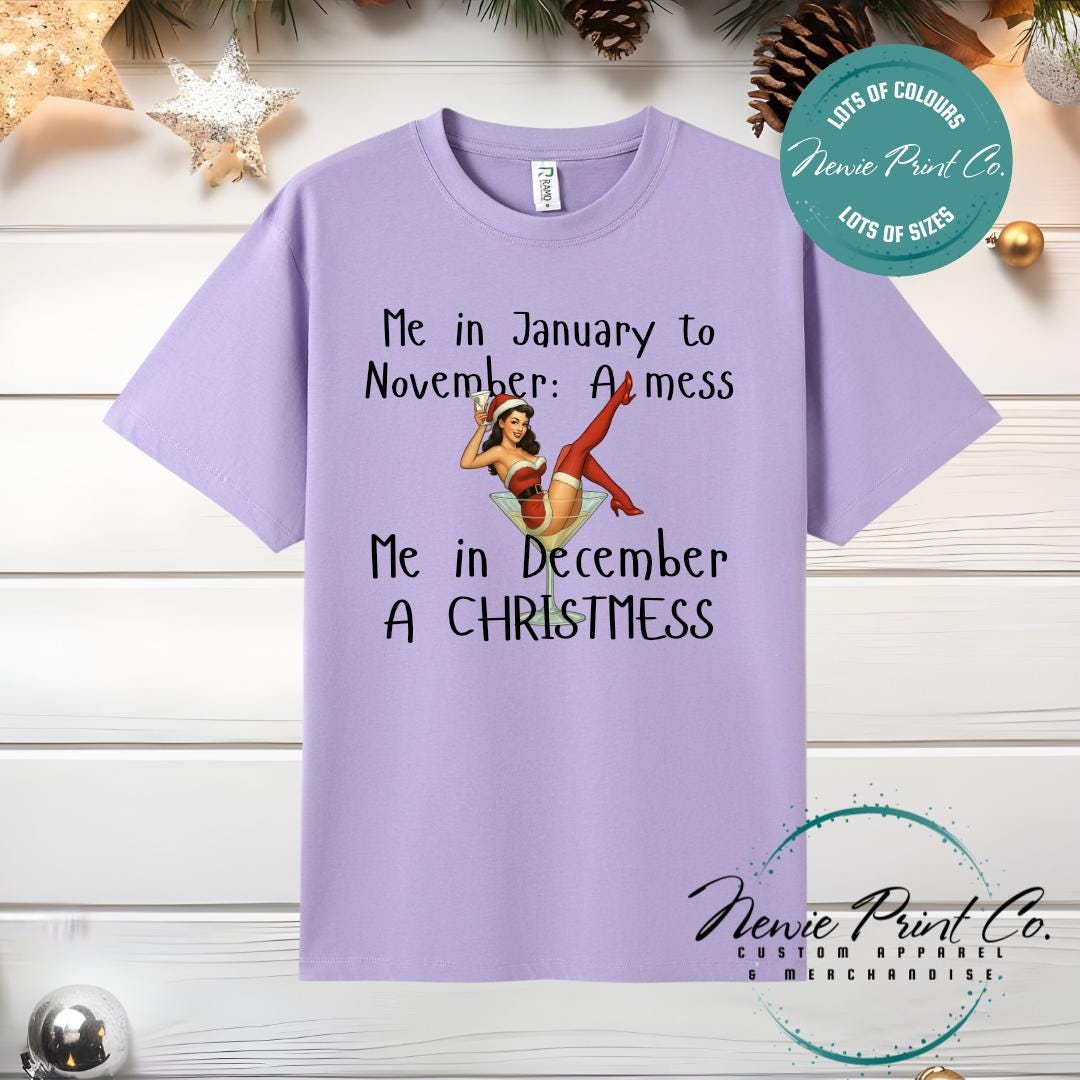ChristMESS Pinup - Christmas T-shirt