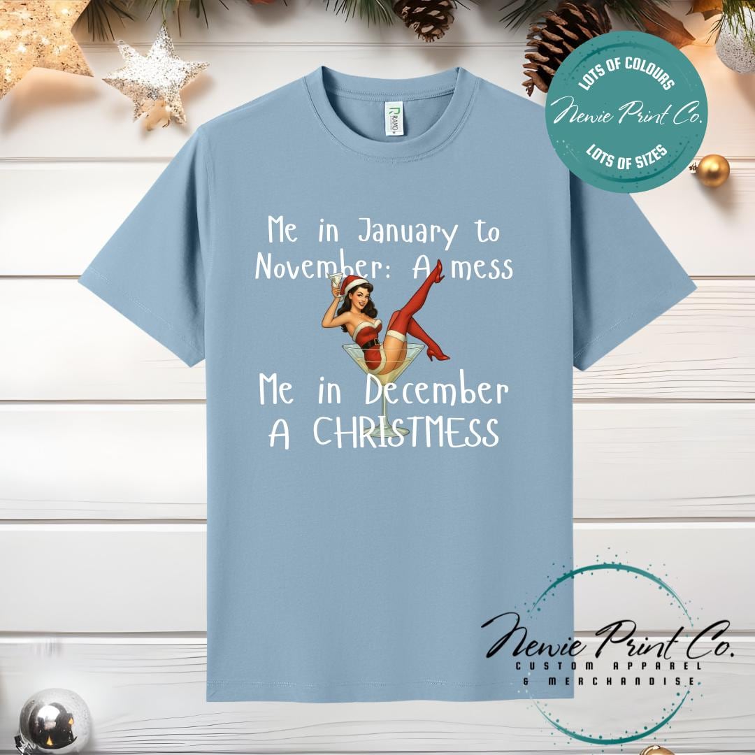 ChristMESS Pinup - Christmas T-shirt