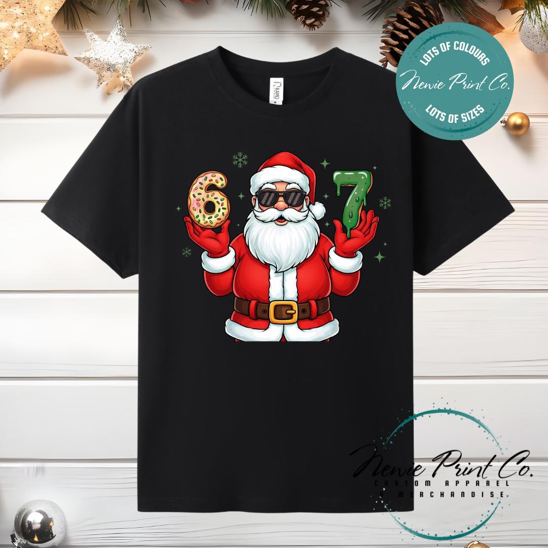 Santa 6 7 - Christmas T-shirt