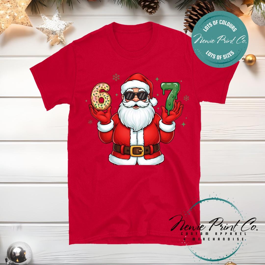Santa 6 7 - Christmas T-shirt