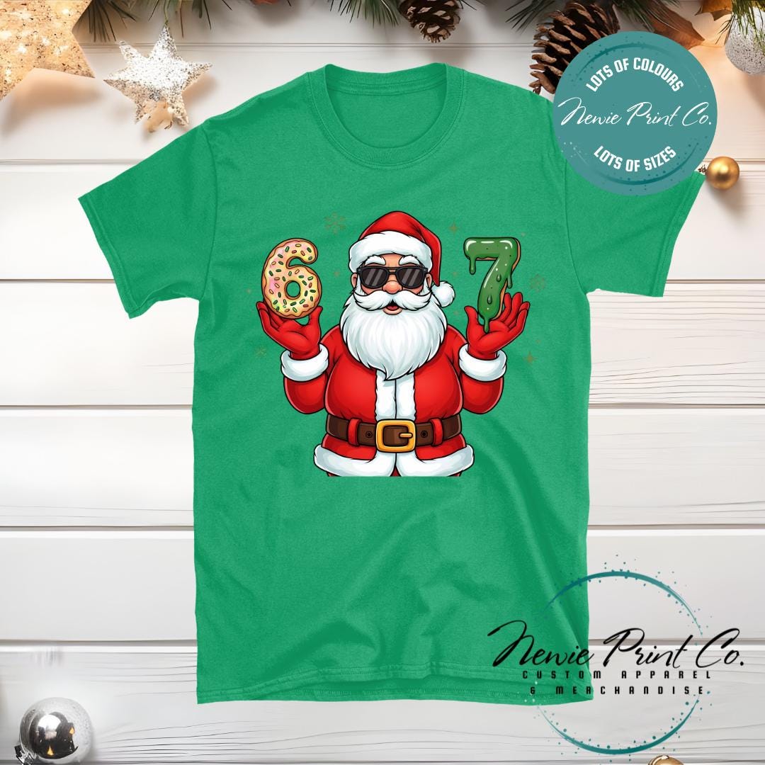 Santa 6 7 - Christmas T-shirt