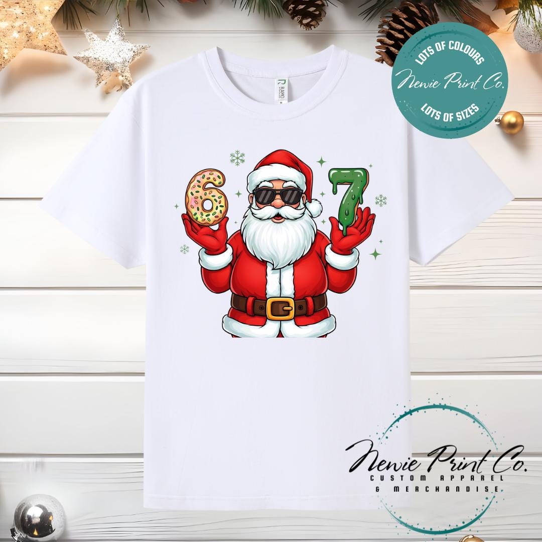 Santa 6 7 - Christmas T-shirt