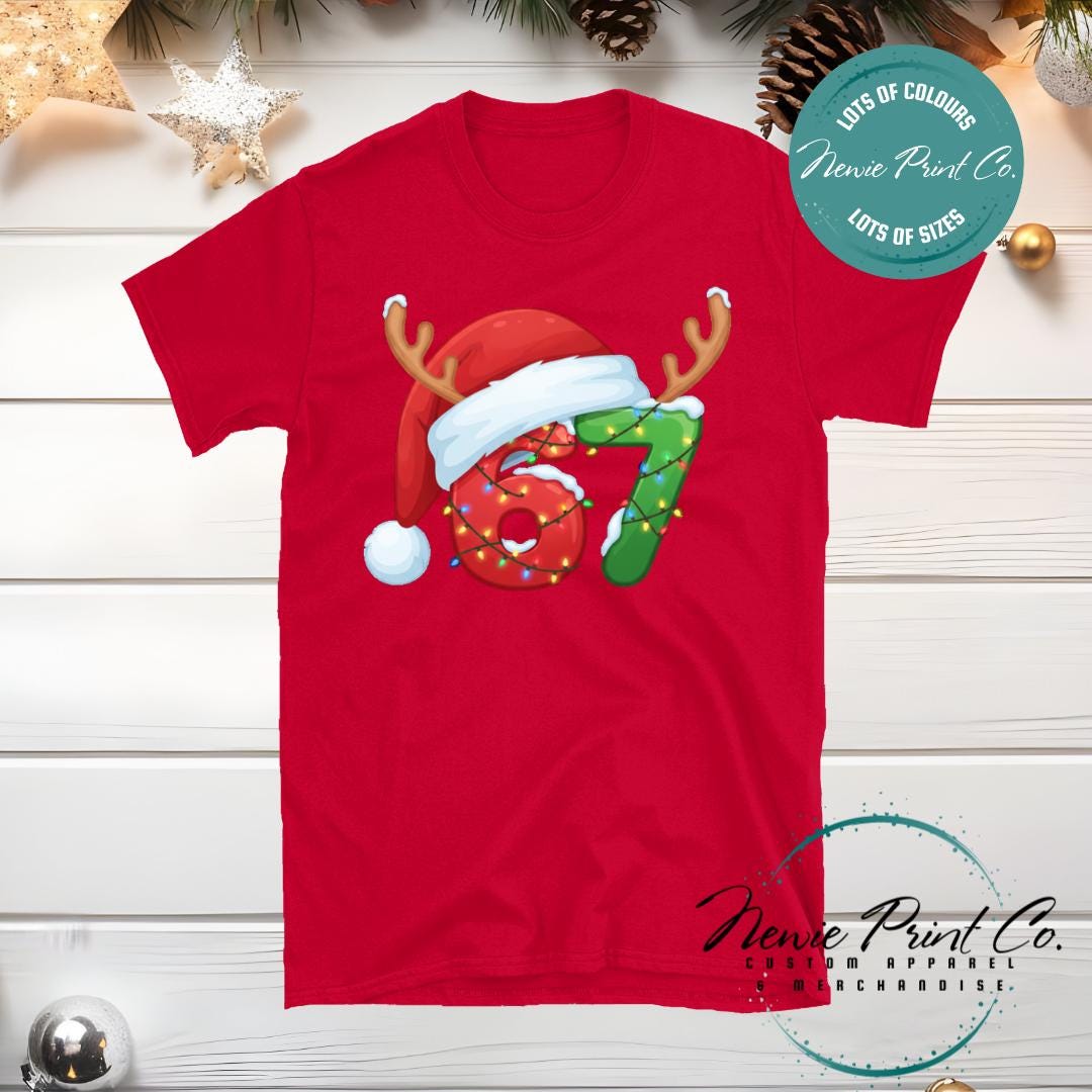 Santa Hat 6 7 - Christmas T-shirt