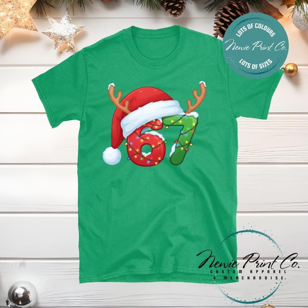Santa Hat 6 7 - Christmas T-shirt