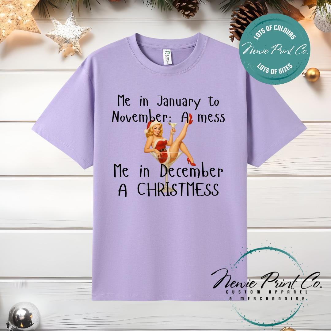 ChristMESS Pinup - Christmas T-shirt