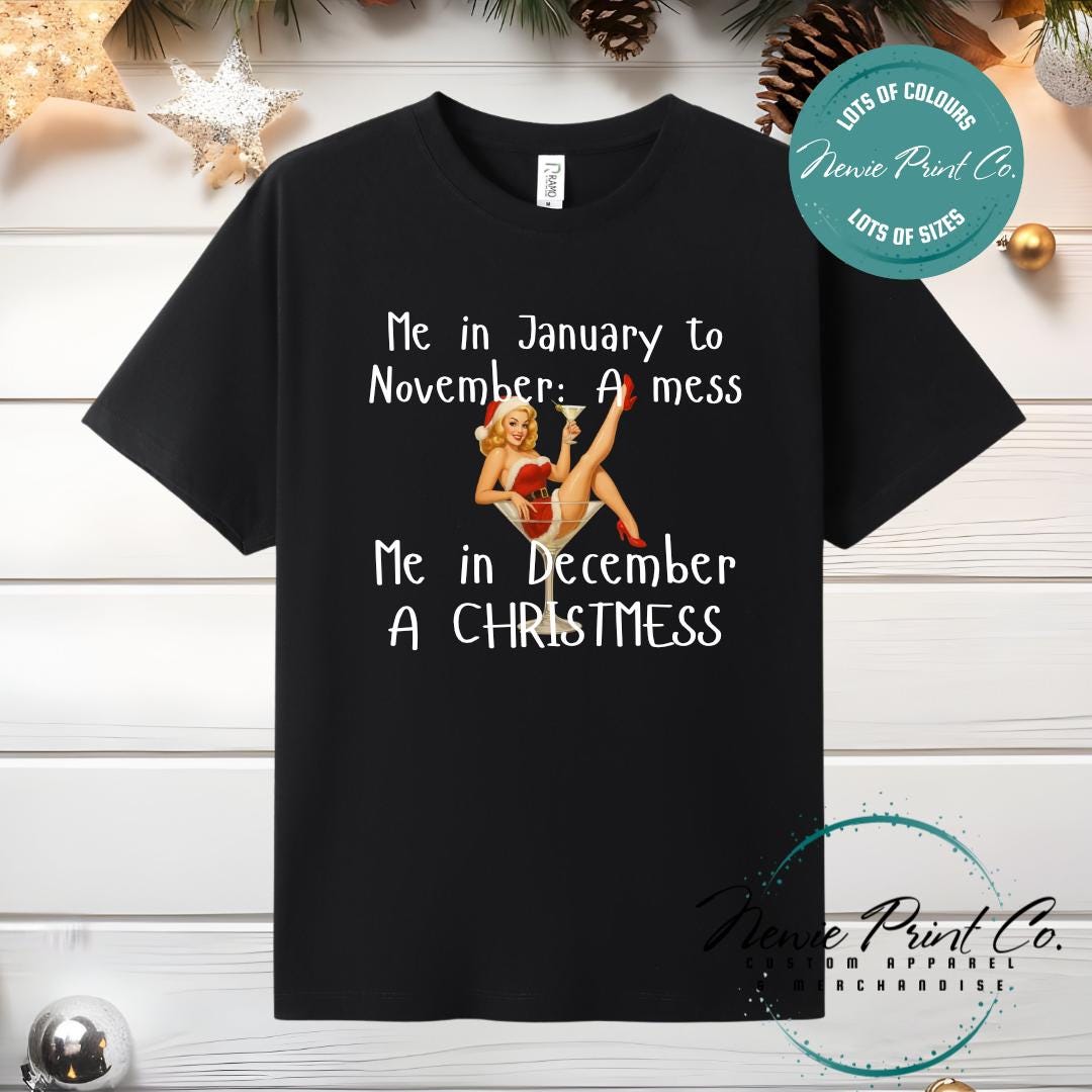 ChristMESS Pinup - Christmas T-shirt