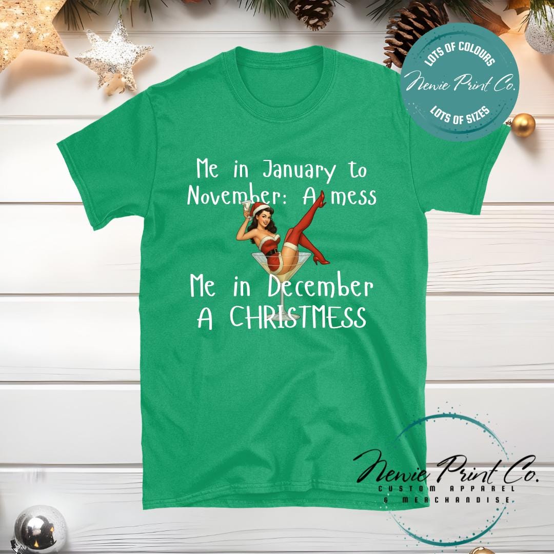 ChristMESS Pinup - Christmas T-shirt