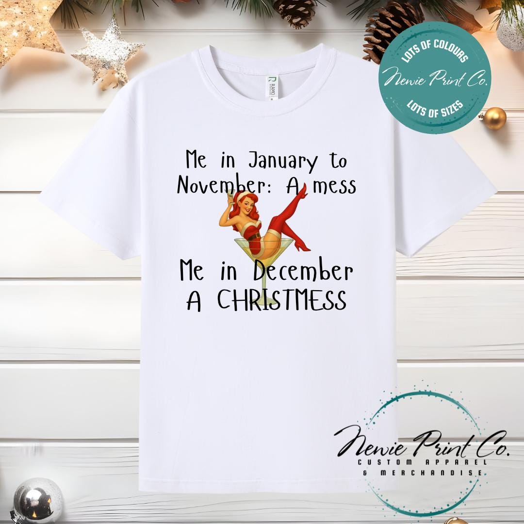 ChristMESS Pinup - Christmas T-shirt