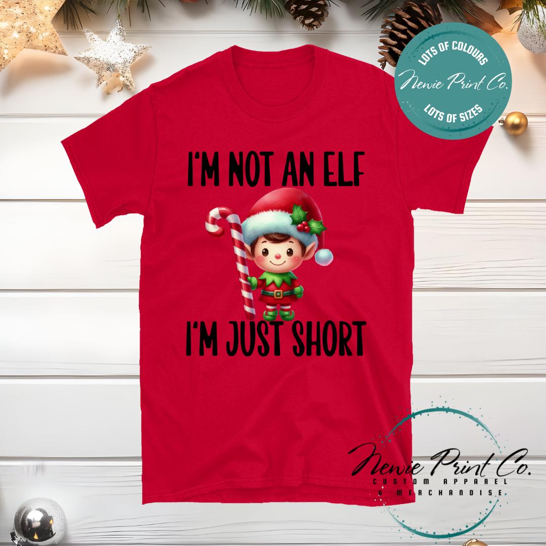 I'm not an Elf Boy - Christmas T-shirt