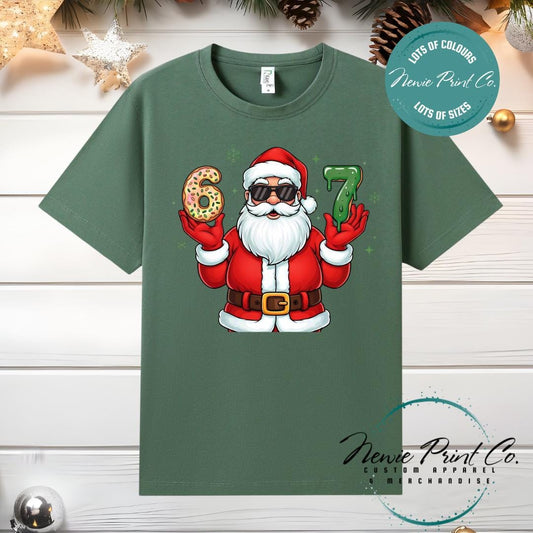 Santa 6 7 - Christmas T-shirt
