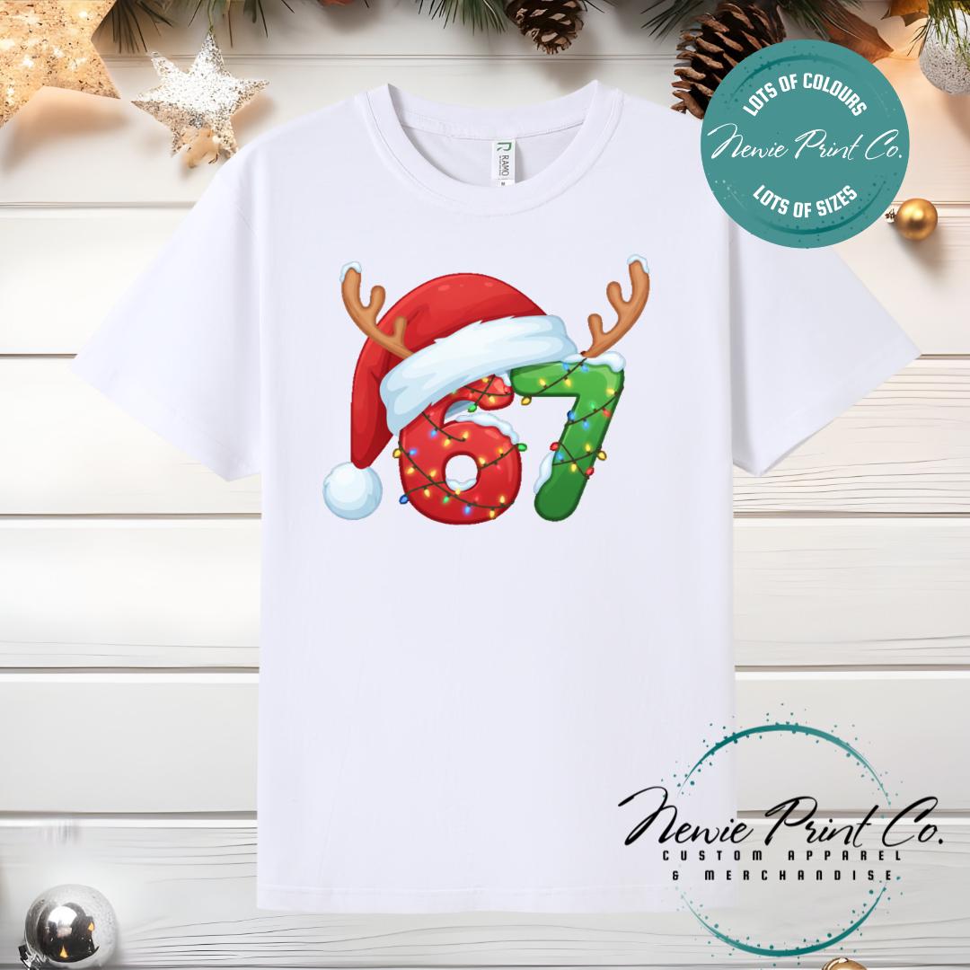 Santa Hat 6 7 - Christmas T-shirt