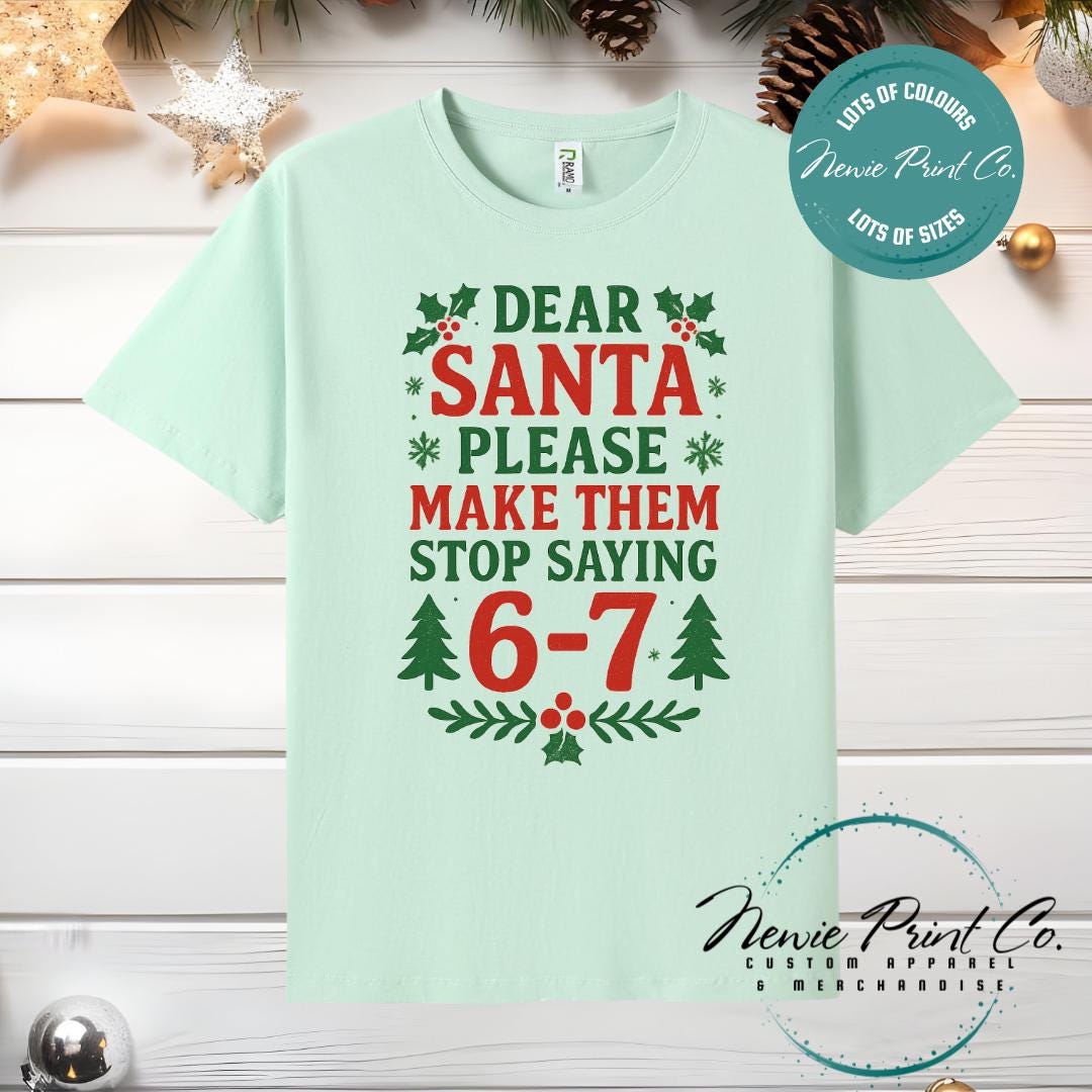 Dear Santa 6 7 - Christmas T-shirt