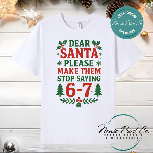 Dear Santa 6 7 - Christmas T-shirt