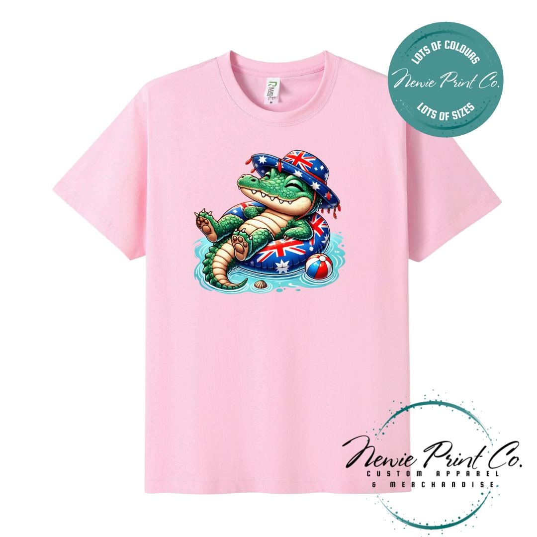 Crocodile T-Shirt | Aussie Croc Tee | Australian Graphic Shirt | Family T-Shirt