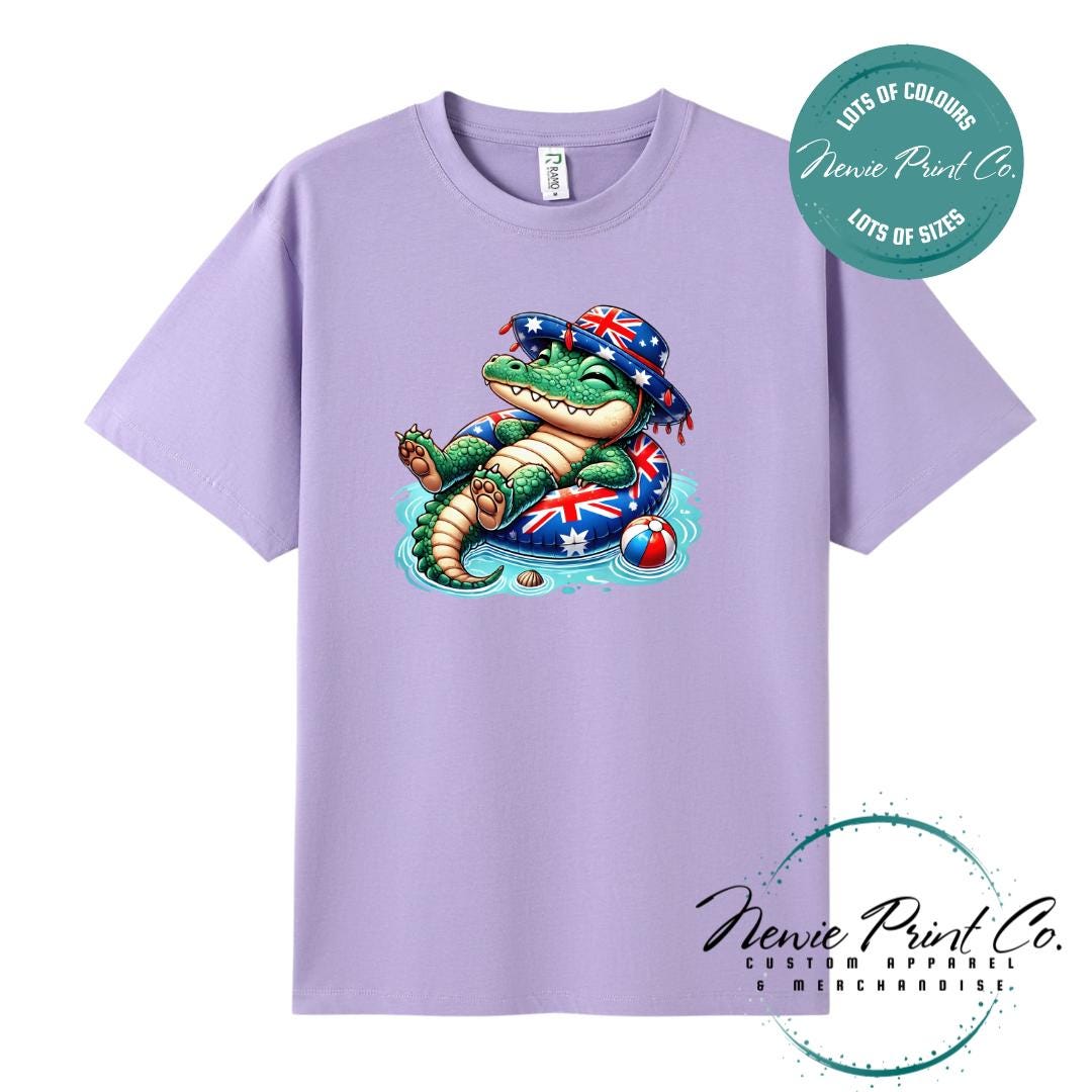 Crocodile T-Shirt | Aussie Croc Tee | Australian Graphic Shirt | Family T-Shirt