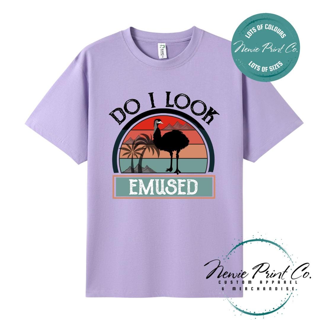 Do I Look Emused T-Shirt | Aussie Emu Tee | Australian Graphic Shirt | Family T-Shirt