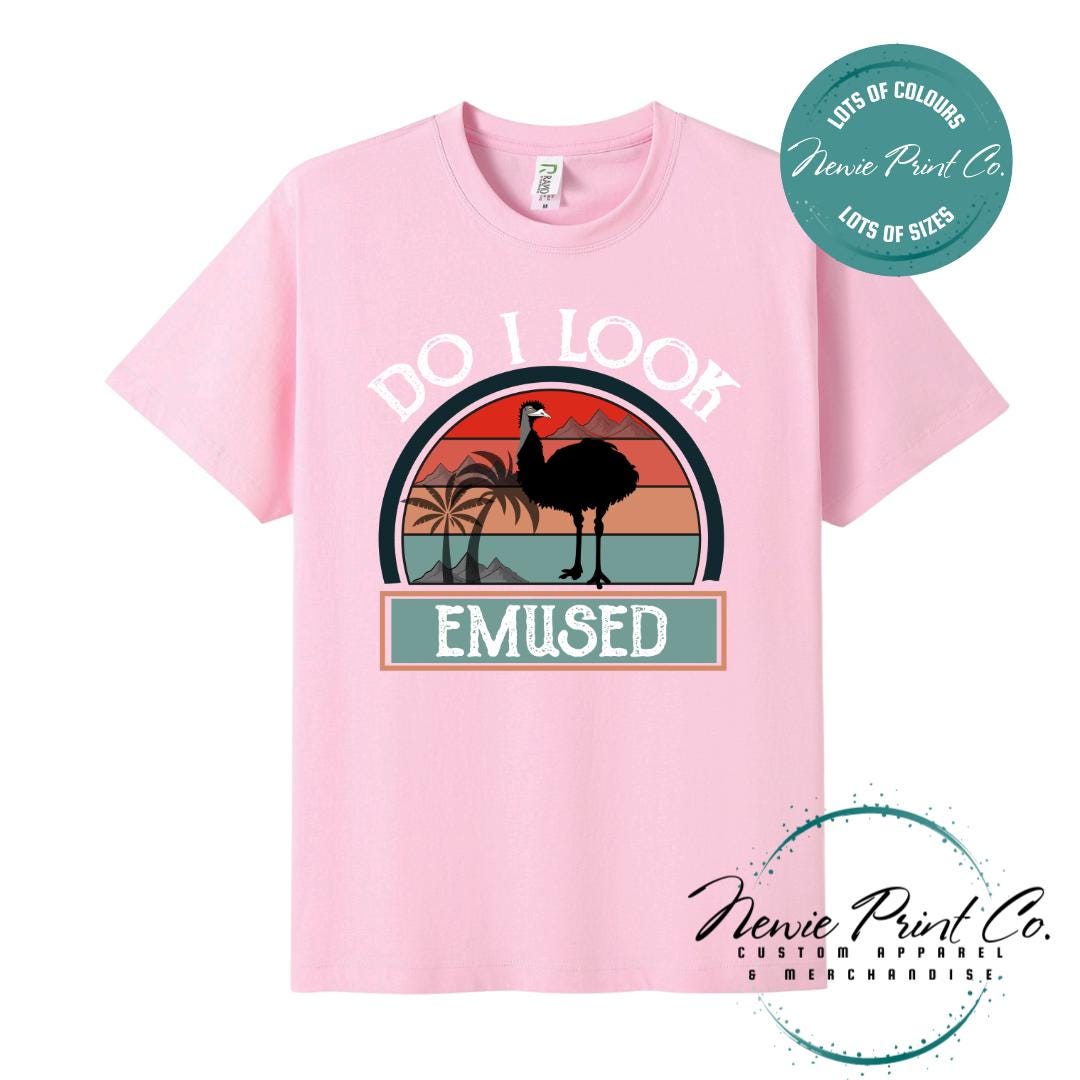 Do I Look Emused T-Shirt | Aussie Emu Tee | Australian Graphic Shirt | Family T-Shirt