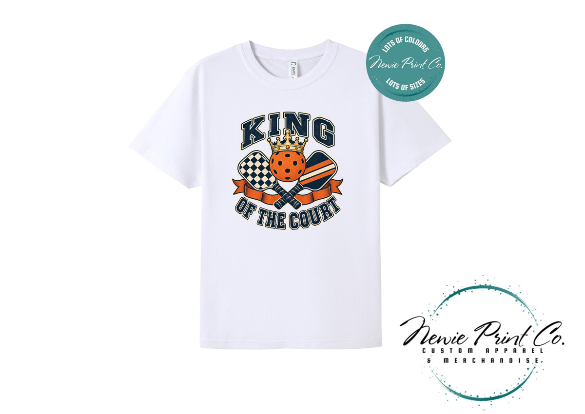 King fof the Court, Pickleball Player Gift, Unisex Sports Tee