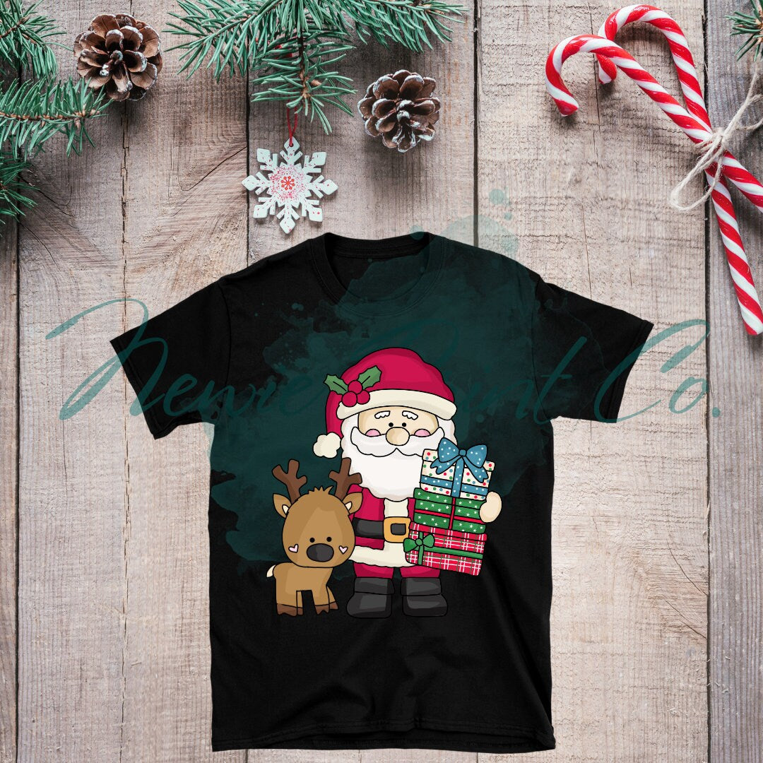 Reindeer Santa - Christmas T-shirt