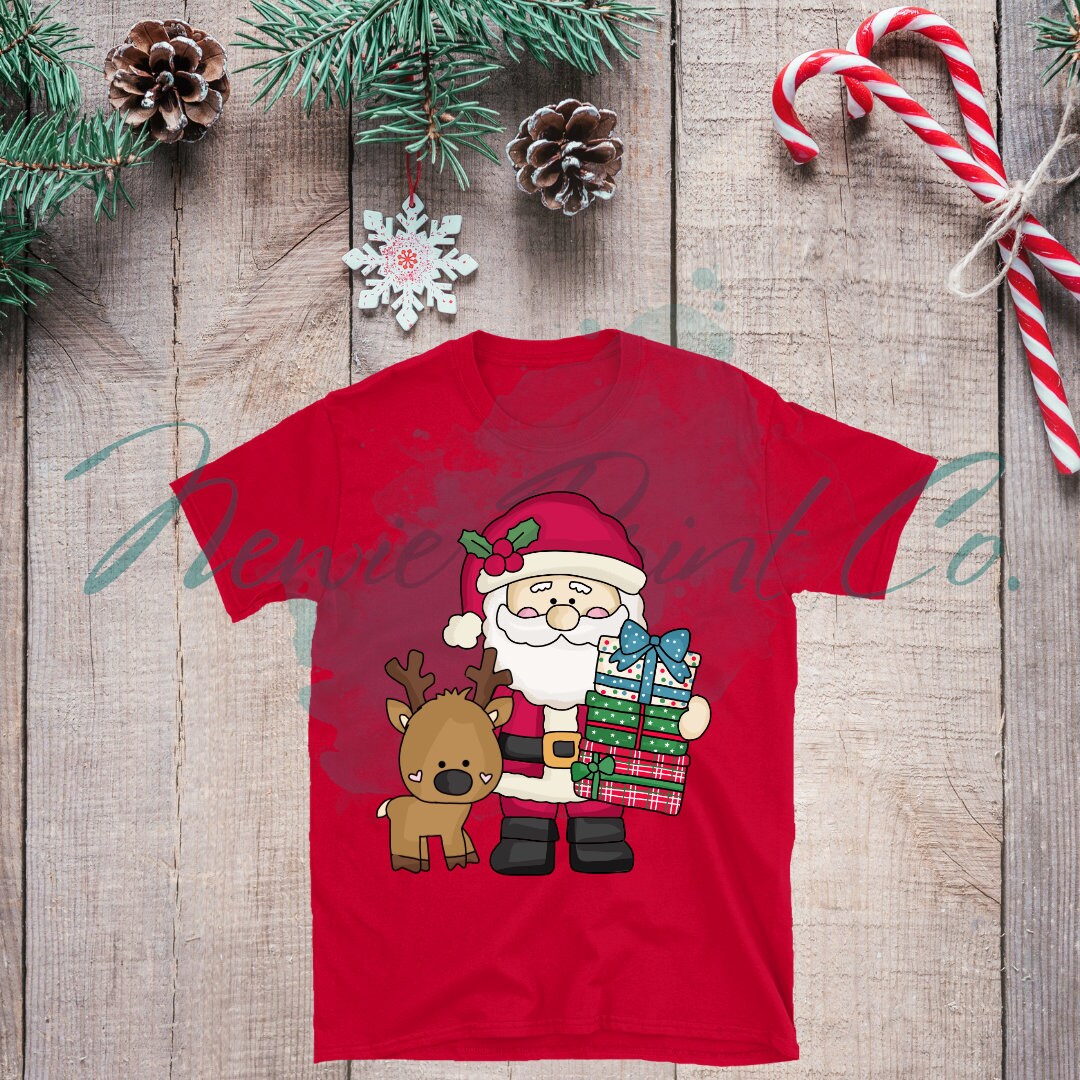 Reindeer Santa - Christmas T-shirt