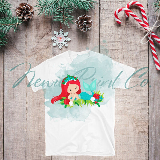 Mermaid ChristmasTee